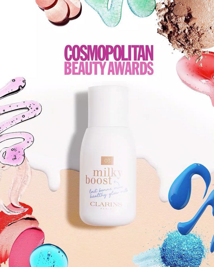 Clarins Russia - Наши средства номинированы на премию Cosmopolitan Beauty Awards 2020 @cosmobeauty_russia! Спасибо вам за доверие ✨

⭐️ Оттеночный флюид для лица Milky Boost принимает участие в номина...