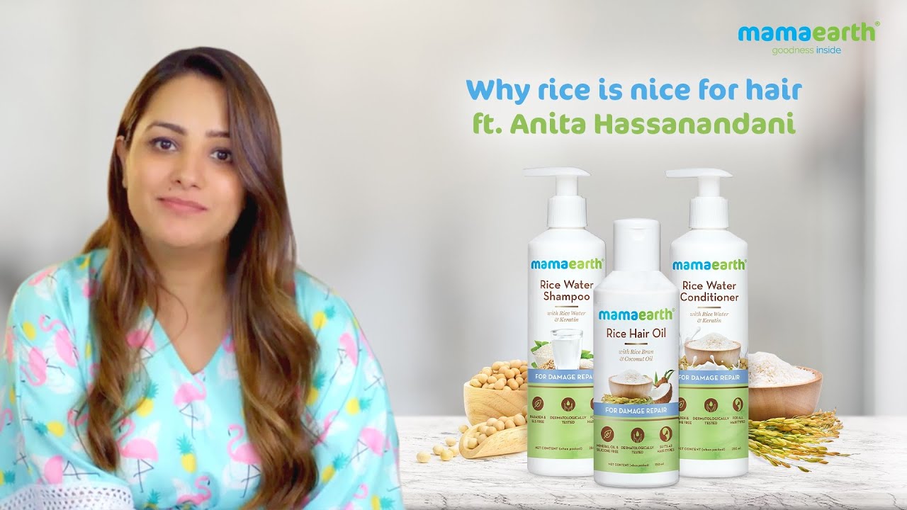 Anita Hassanandani's Comfort food for hair | Mamaearth Rice Range