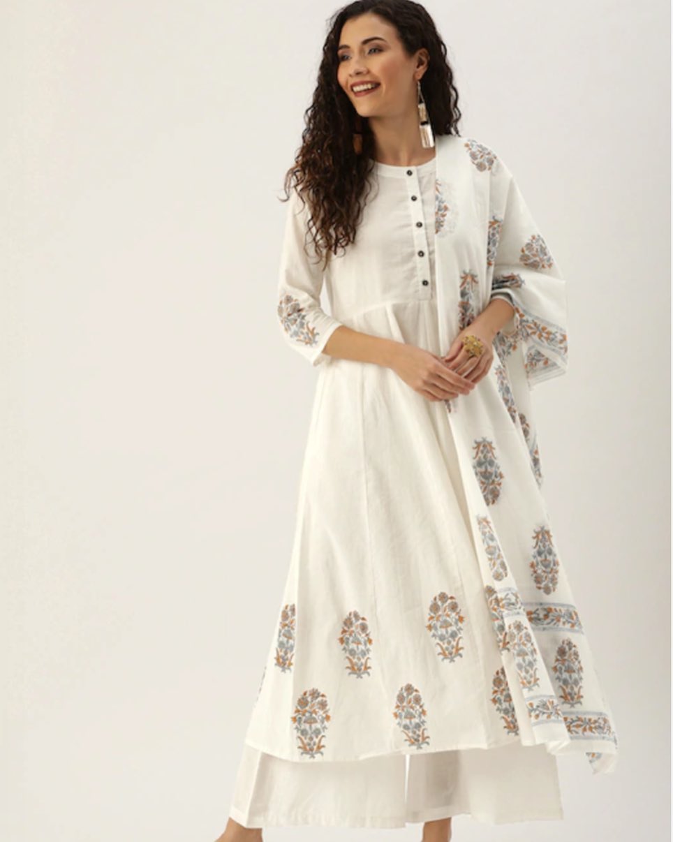 MYNTRA - This chic kurta set from Taavi  is go-to WFH outfit! 
Explore their stunning collection on the #Myntra app now.
Look up product code: 12180536
For more such stunning collection , tune in to t...