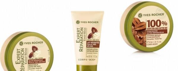 Нежная, бархатистая кожа с молочком для тела Yves Rocher Expert Reparation