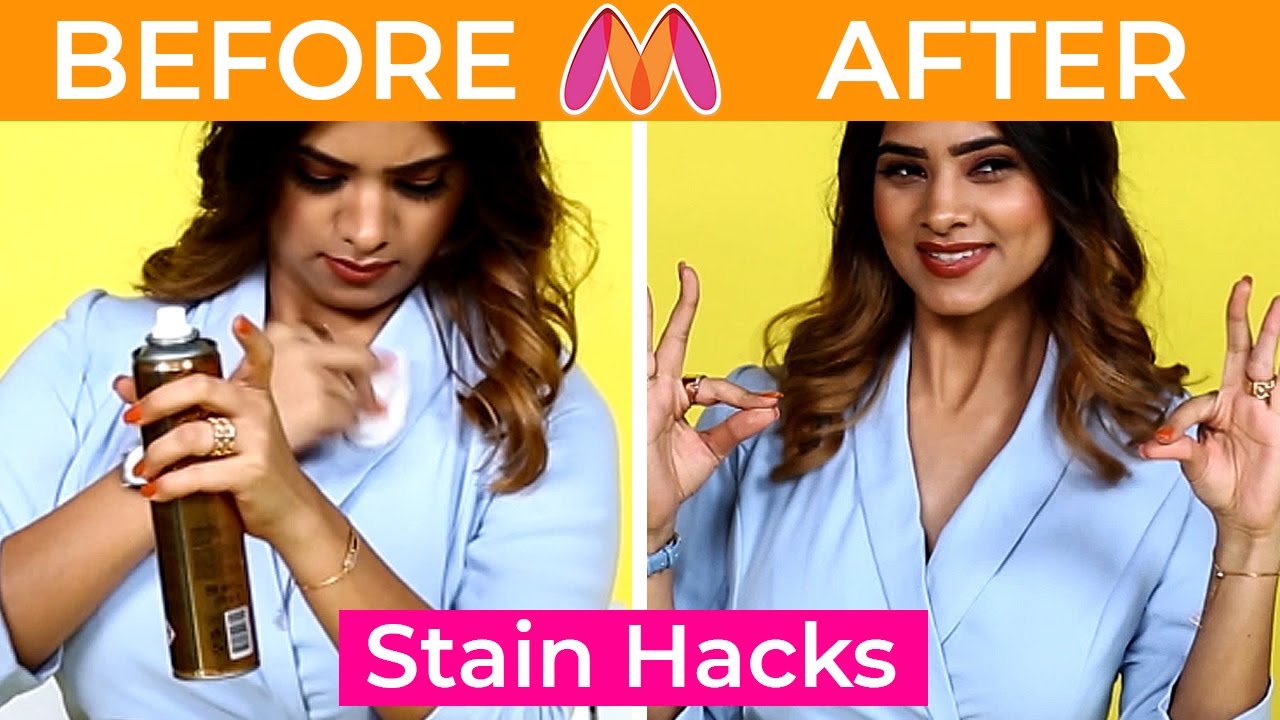 How To Remove Makeup Stains From Clothes | Hack It | Myntra