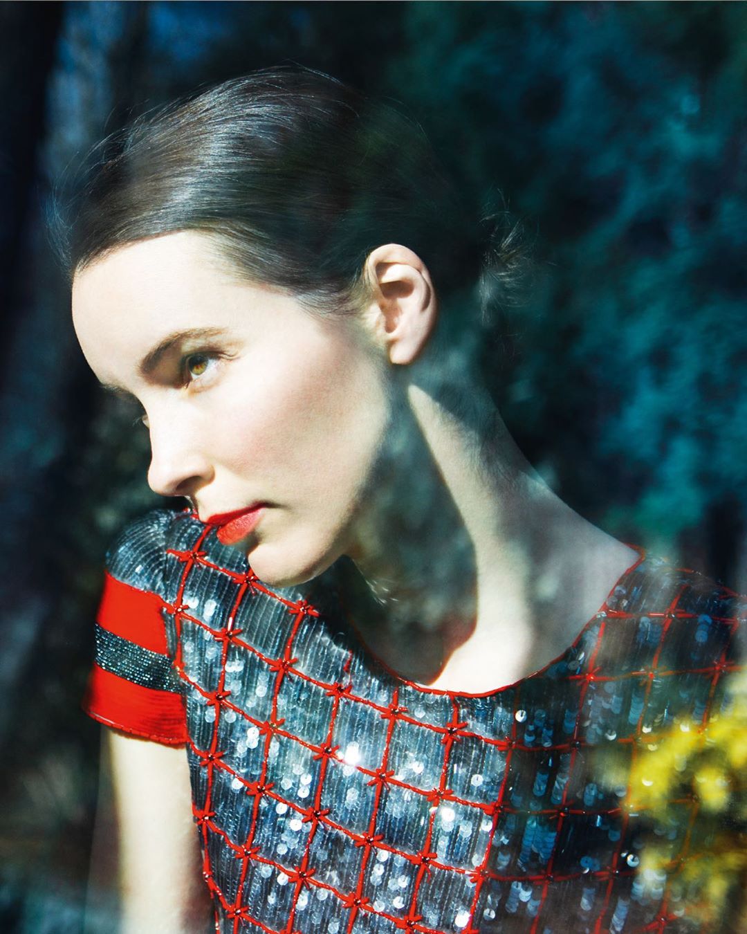 Giorgio Armani - Sequin checks from the Giorgio Armani FW20-21 collection by @erikmadiganheck