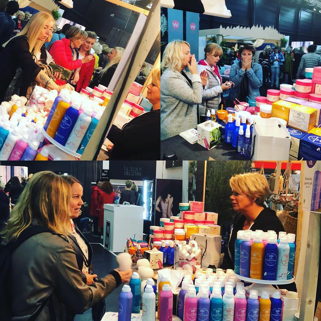 Treets - Smeren en proberen van Treets Traditions @lindafestival #treets #naturalbodycare
