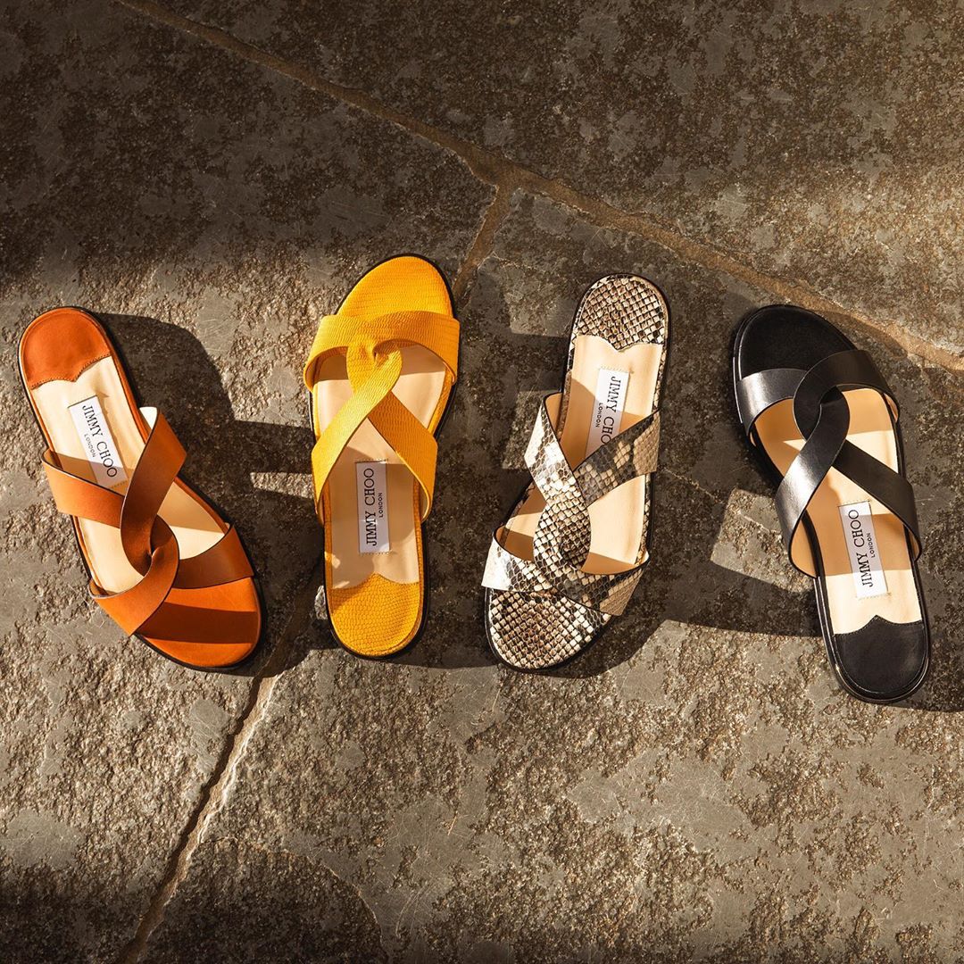 Jimmy Choo - Let the sunshine into your wardrobe with the effortlessly elegant ATIA sandals #JimmyChoo
