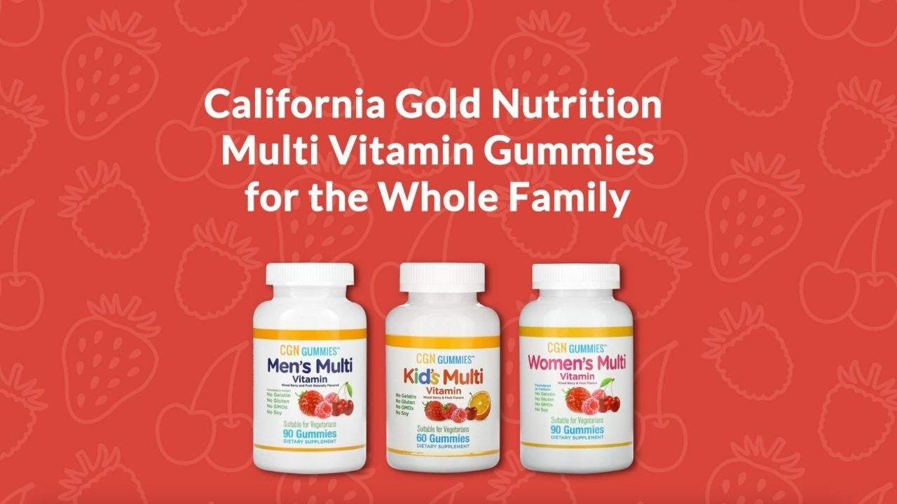 California Gold Nutrition Multi-Vitamin Gummies | iHerb
