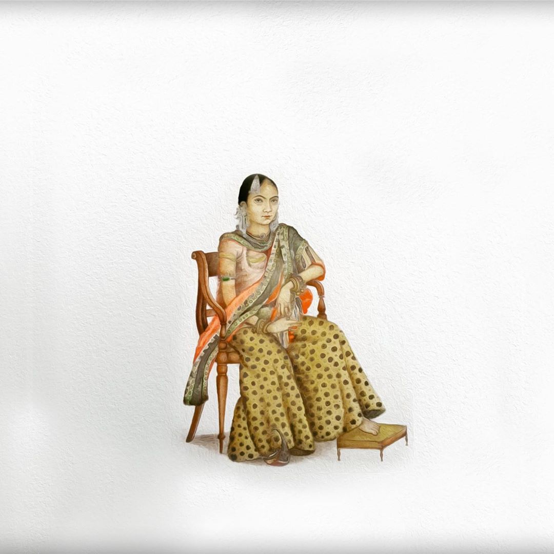 forestessentials - An art collector’s delight, the beauty of the Kampani Kalam design of this gift box lies in its simplicity. The 'Woman at Leisure' in the image exhibits the life of Indian women as...