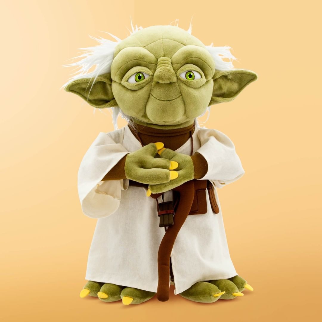 shopDisney - Adorable, he is. 💚 #StarWars #Yoda #Plush