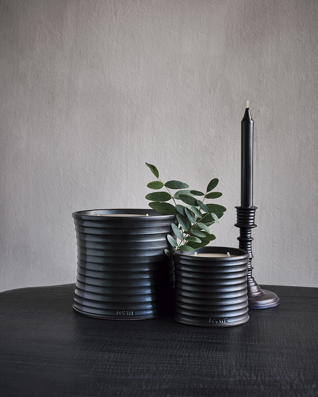LOEWE - "Tactility is key for me, as LOEWE’s ongoing engagement with the art of ceramics testifies. The ribbed terracotta pot that holds our candles is based on a 5th century BC Greek mug. In the rhyt...
