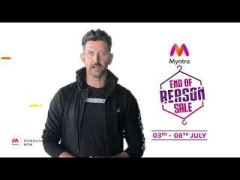 Myntra End Of Reason Sale is Now Live | 3rd to 8th July |  Hrithik Roshan Styled By Myntra