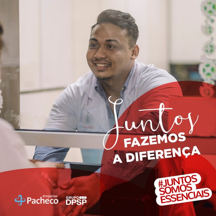 Drogarias Pacheco - Graças a vocês, que estão aqui com a gente, somos capazes de fazer a diferença na vida de alguém. #JuntosSomosEssenciais #Orgulho