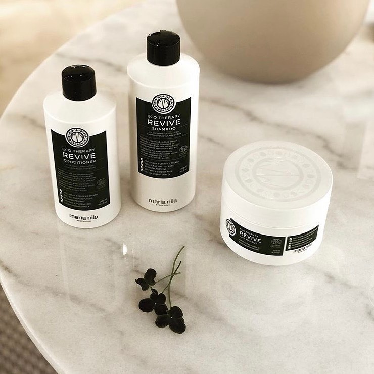 Maria Nila Stockholm - Eco Therapy Revive is our new series with packaging produced from Ocean Waste Plastic 🌏. Over 8 billion tonnes of plastics are dumped into the oceans and 95 % of all plastics pr...