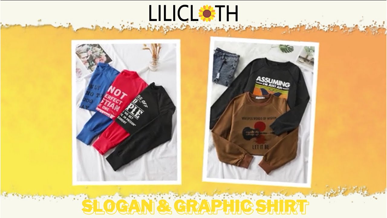 Lilicloth Unique Slogan&Graphic Shirts for Your Style