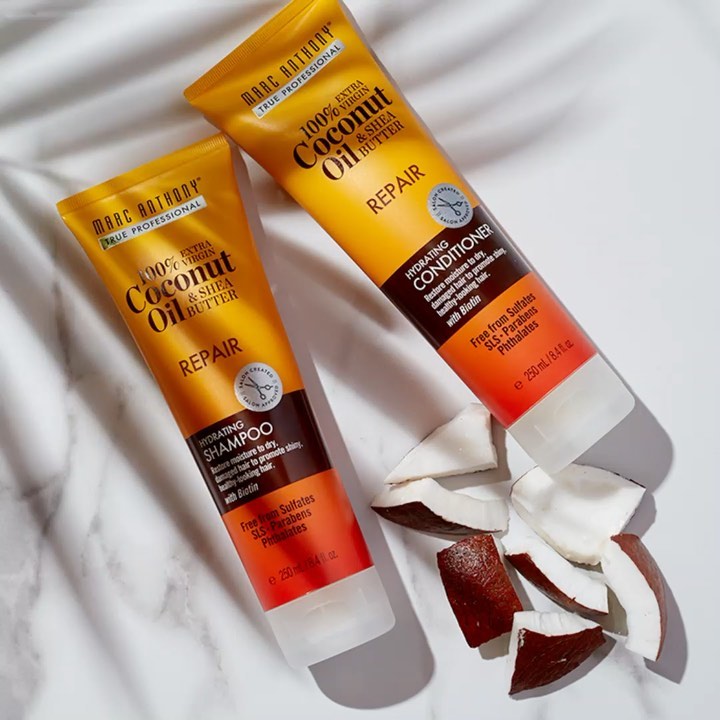 Marc Anthony Hair Care - It’s not a good summer without our 🥥 oil + Shea butter duo ☀️ This hydrating formula helps to smooth out all your frizz and seal in moisture you need👌🏽 Available at @shoppersb...