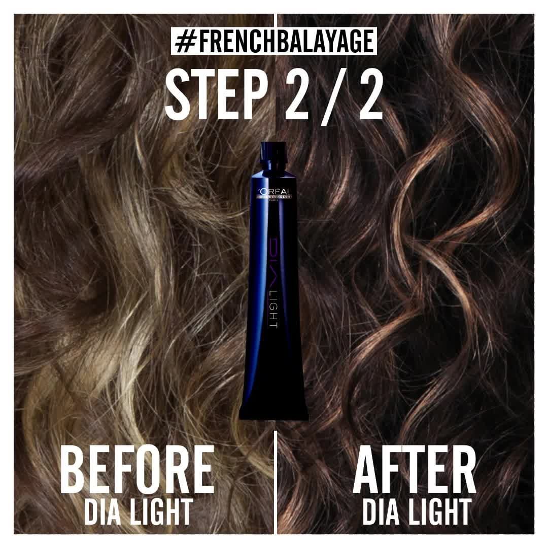 L'Oréal Professionnel Paris - 🇺🇸/🇬🇧 Let’s talk technique!
Is it always necessary to tone my Balayage? Oui!
Dia Light is the ultimate 2nd step after a lightening process:
➡It neutralizes unwanted warm...