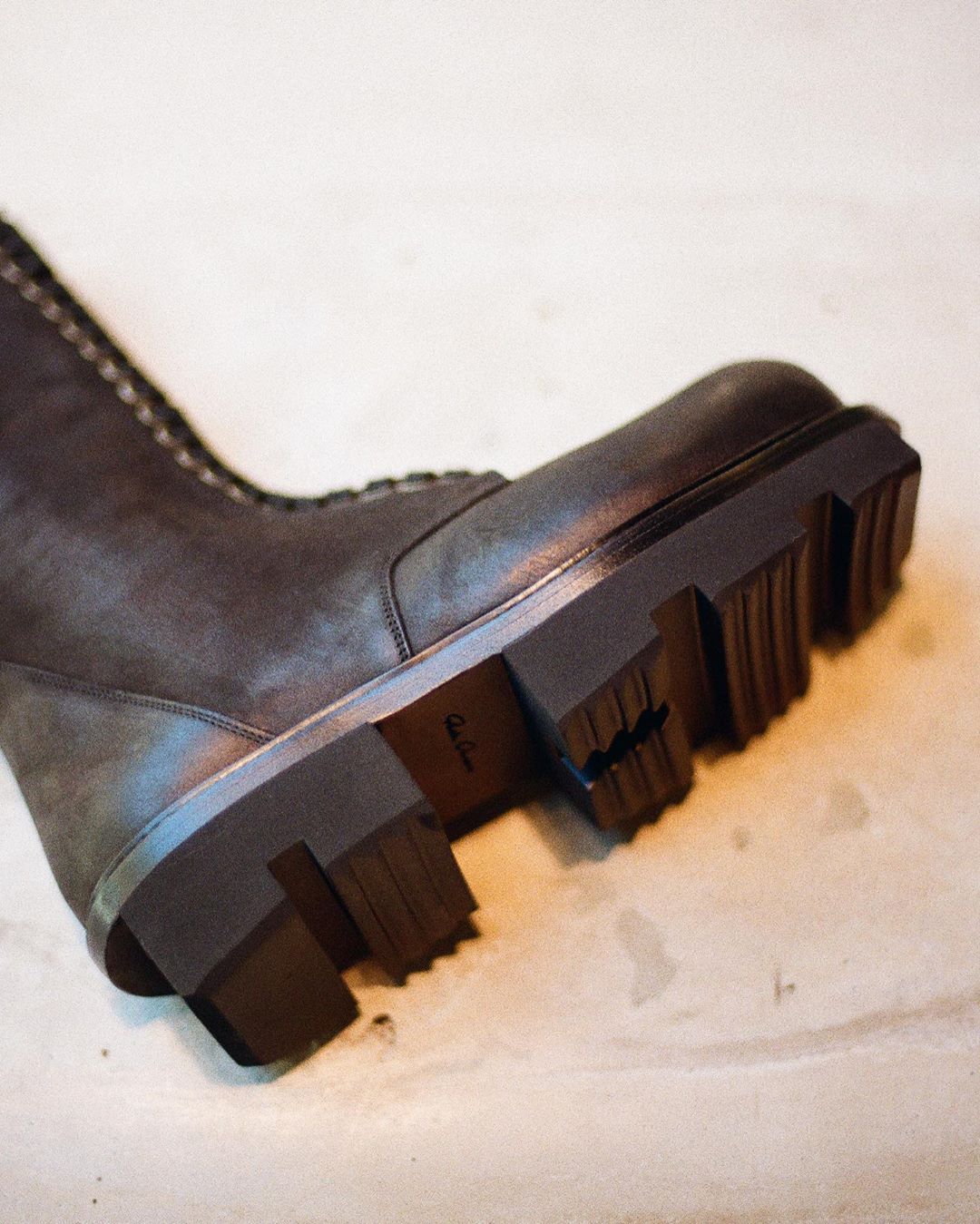 A N T O N I O L I . E U - @rickowensonline black leather army bozo boots