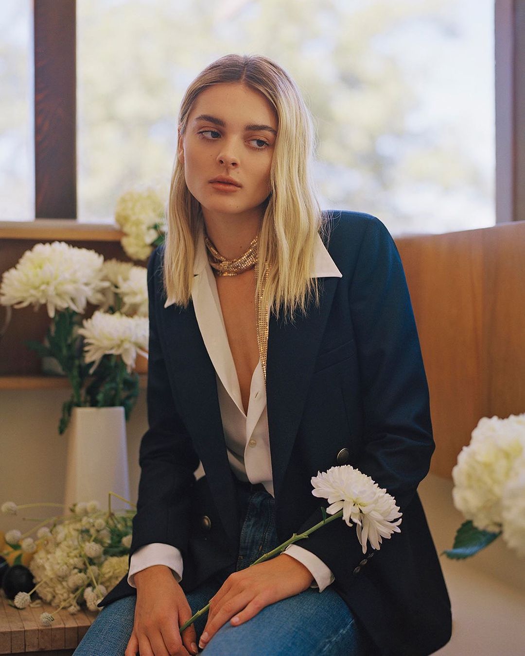 MATCHESFASHION Woman - For days when you want to feel a little smarter without a head-to-toe workwear look, look to tailored jackets, relaxed denim and shirting from @ysl – as seen on musician @charlo...