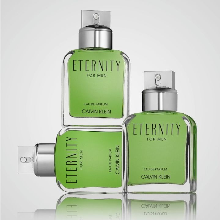 Lifestyle Store - ETERNITY by Calvin Klein Eau de Parfum celebrates the concepts of modern masculinity. A new woody note reinvents the original fougère scent, providing crisp freshness with a powerful...