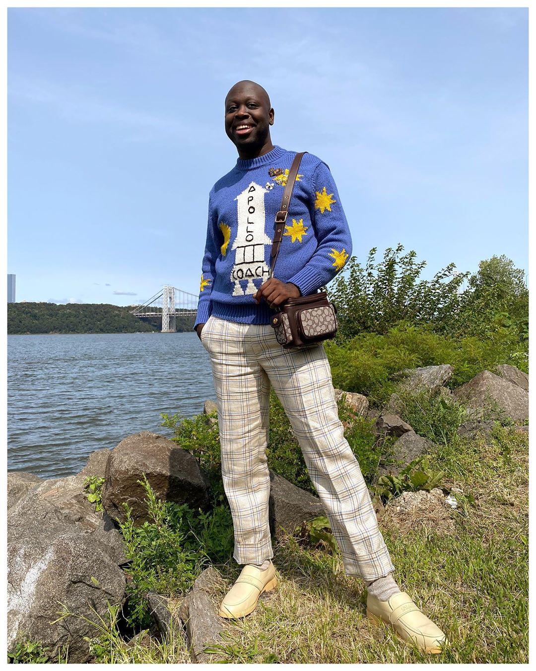 Coach - Comedian, actor and television personality #BobTheDragQueen brings a whole lot of ⭐ power to #CoachForever, photographed here at George Washington Bridge Park in NYC. “The future of fashion wi...