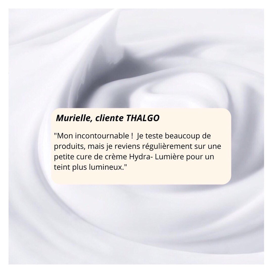 Thalgo France - Si comme Murielle vous voulez tester la Crème Hydra-Lumière 24h, en ce moment sur Thalgo.fr elle existe en petit format. Format idéal pour la découvrir et pour vous accompagner dans to...