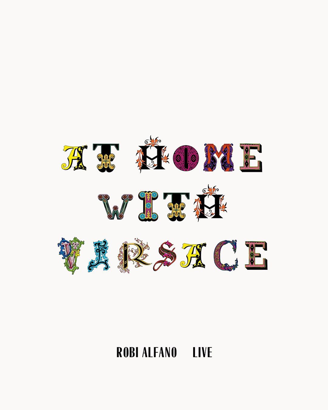 Versace - Going live - the new #VersaceHome collection is presented through a digital installation streamed from Milan. Going live at 6 PM CEST, tune in to see a teaser of the collection, accompanied...