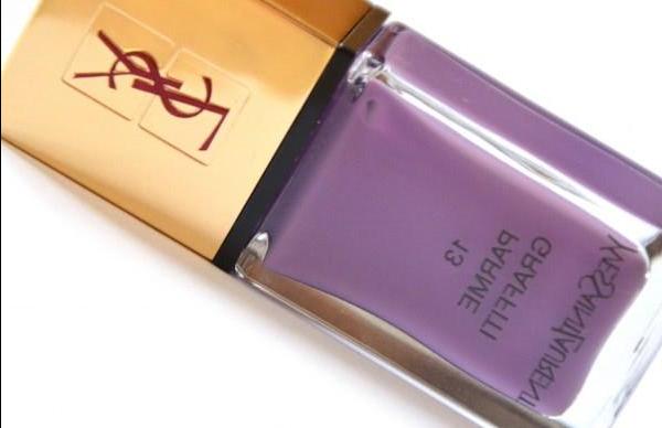 YSL La Lacquer Couture #13 Parme Graffiti - review