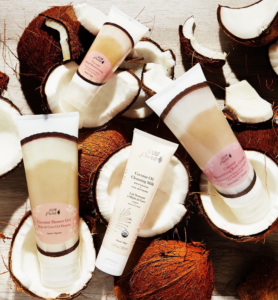100% PURE - Tropical getaway from your bathroom, anyone? 🌴🥥 ⠀⠀⠀⠀⠀⠀⠀⠀⠀
Get a triple dose of deep moisture for skin, hair, and body with our COCONUT products. They're on sale just for you on #nationalco...