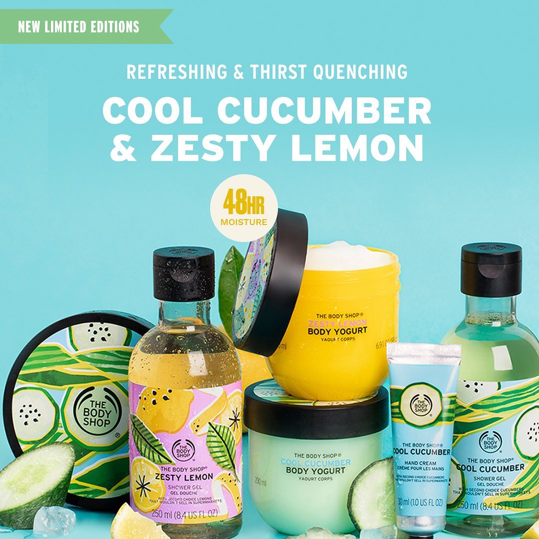 The Body Shop India - Recharge your senses with our NEW Limited Edition Cool Cucumber and Zesty Lemon ranges. 
🥒 Made with Cucumber Juice and Community Fair Trade ingredients for an instant boost of c...