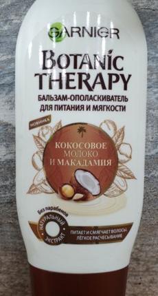 Отзыв о Бальзам-ополаскиватель Garnier Botanic Therapy Кокосовое молоко и Макадамия от Валерия  - отзыв