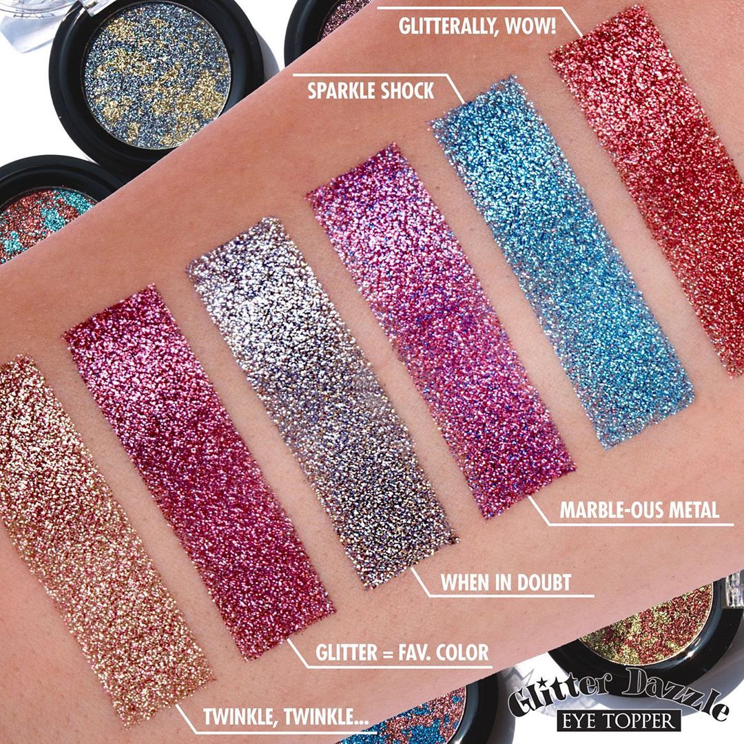J. Cat Beauty - Our unique Glitter Dazzle Eye Toppers are multi-dimensional and really make your eye POP✨ Which color is your favorite?💖
.
.
.
#jcat #jcatbeauty #glitterdazzleeyetopper #MUA  #makeupar...