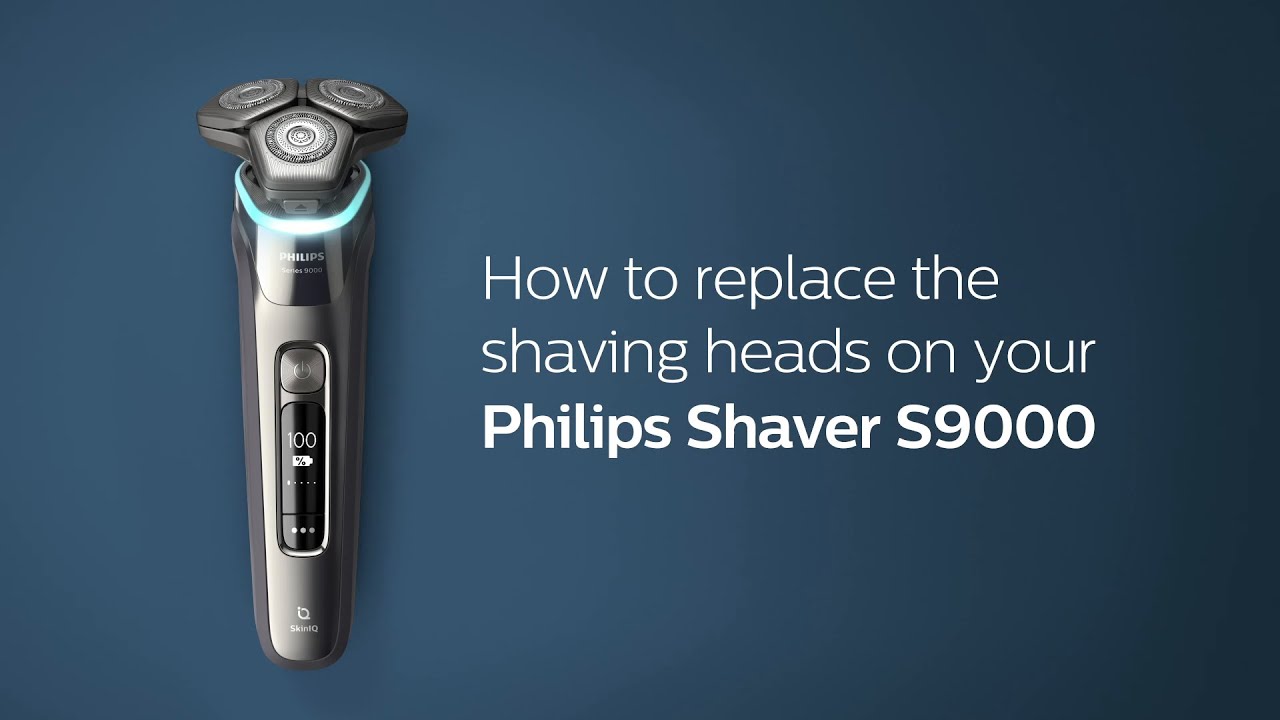 How to replace the shaving heads on your Philips shaver S9000