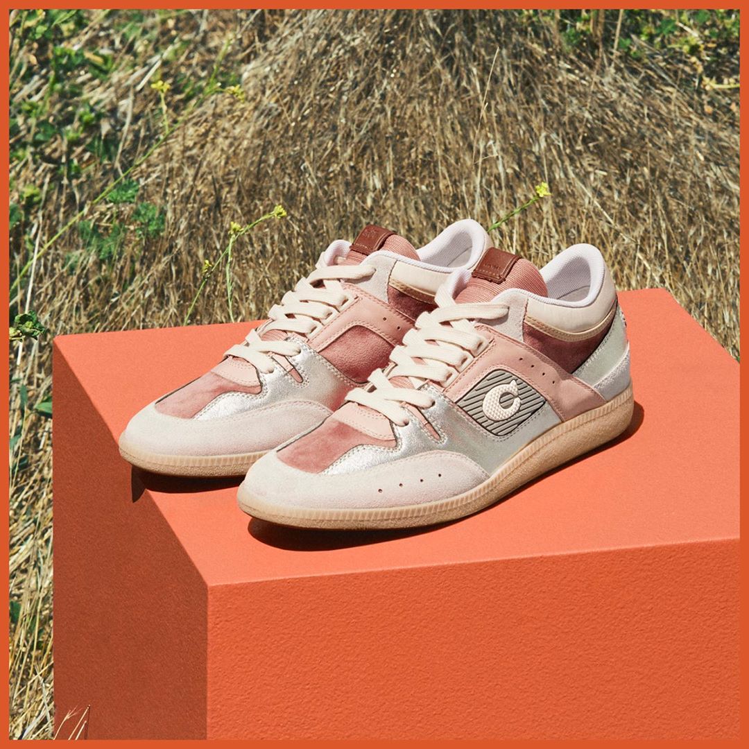 Coach - Just dropped: our rose and silver #CoachCitySole Metallic Mid Top (because everyone loves some sparkle ✨). What other color combos would you like to see? Let us know in the comments. #CoachNY