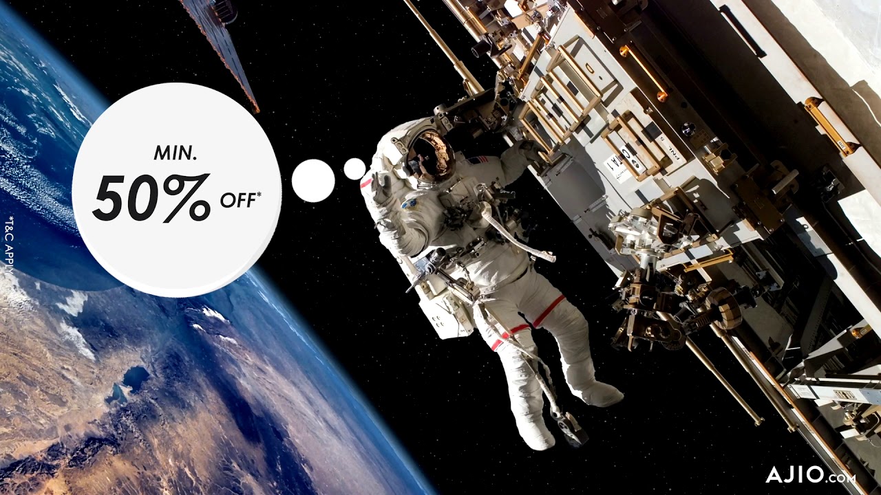 Space Out With AJIOMANIA! Min. 50% off on 2 LAKH+ STYLES!