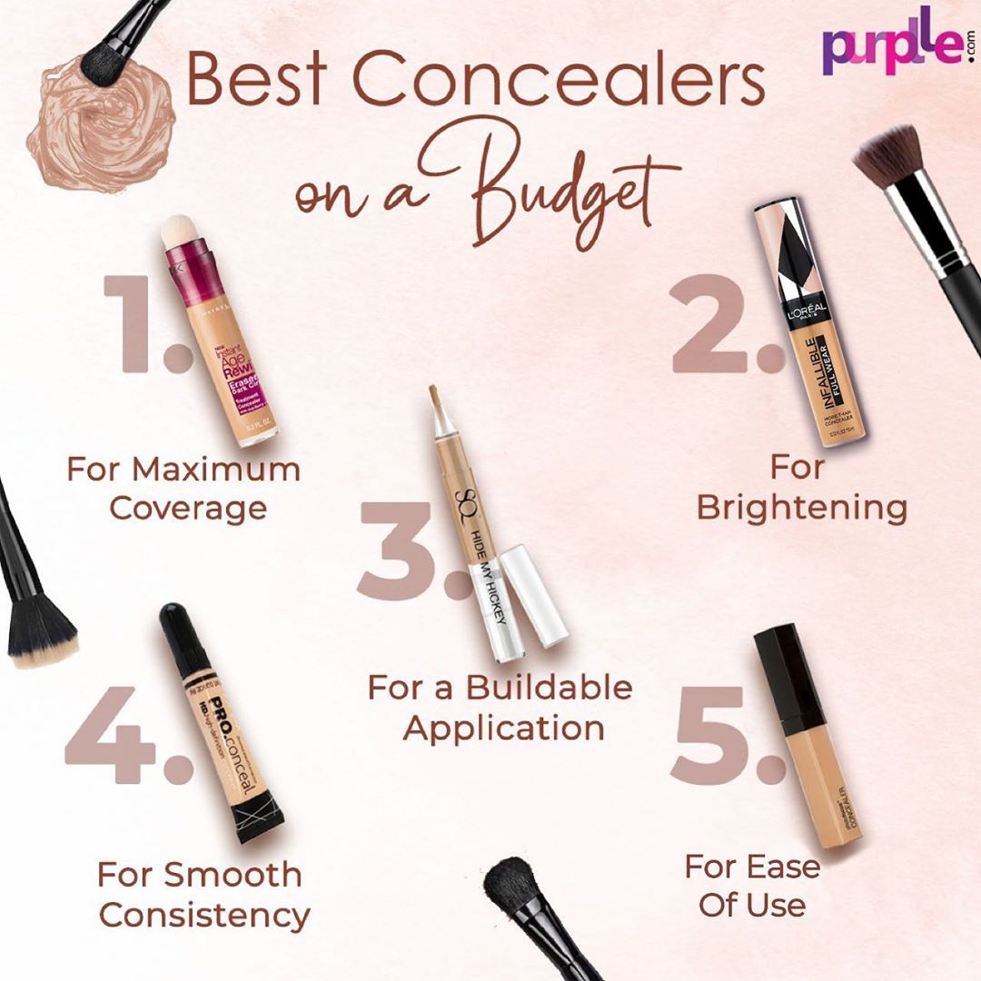 Purplle - Time to get even with dark spots 😉

A must-have in your beauty arsenal, concealers help in brightening the face, covering up blemishes, and thoroughly getting rid of under-eye circles. ✅

In...