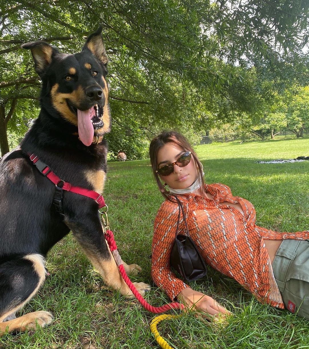 Emily Ratajkowski - Central Park with baby boy