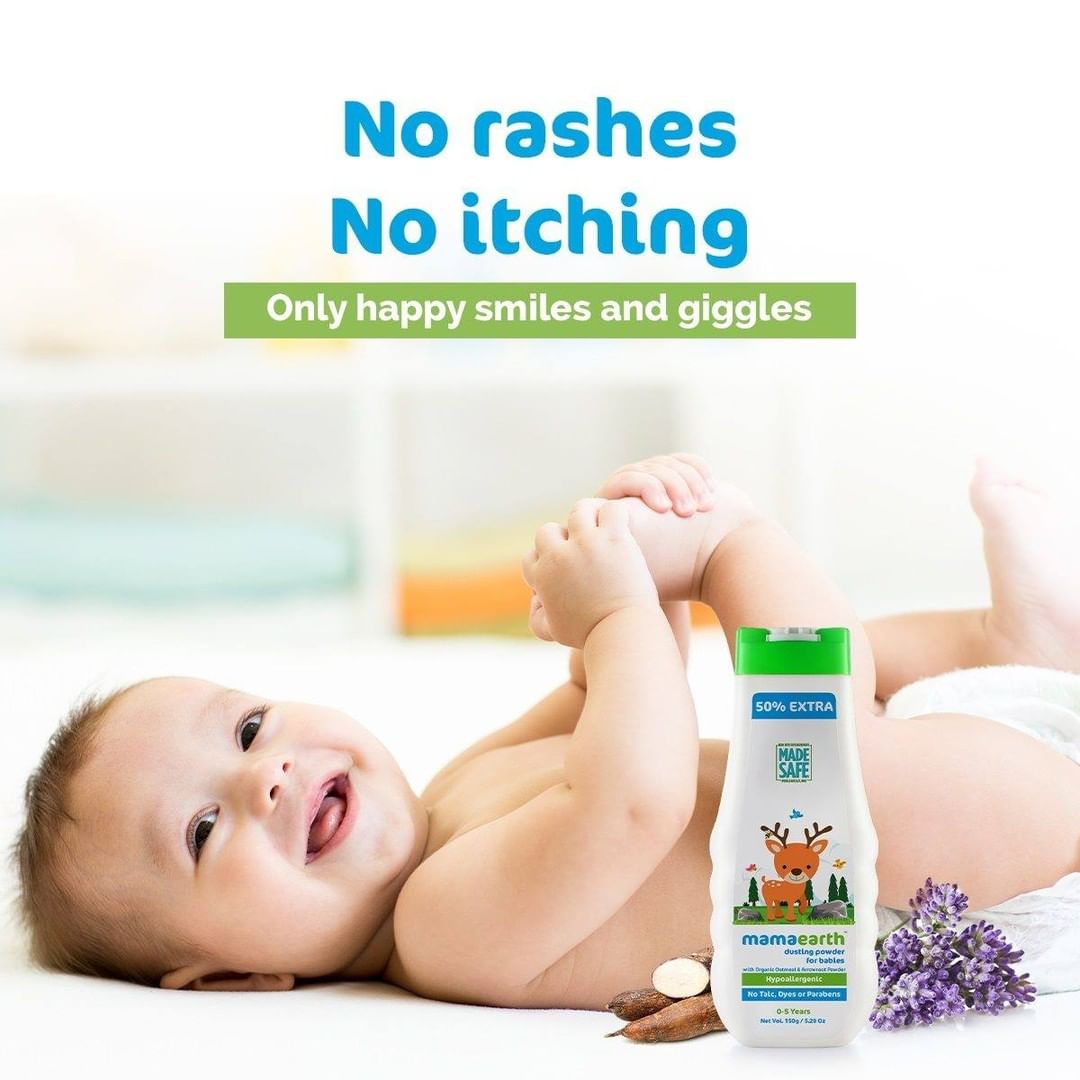 Mamaearth - Keep diaper rash at bay!

Calm your baby’s dry skin and rashes with Mamaearth Dusting Powder for Babies.

To shop our products, check link in bio!
.
.
.
#mamaearth #babycare #dustingpowder...