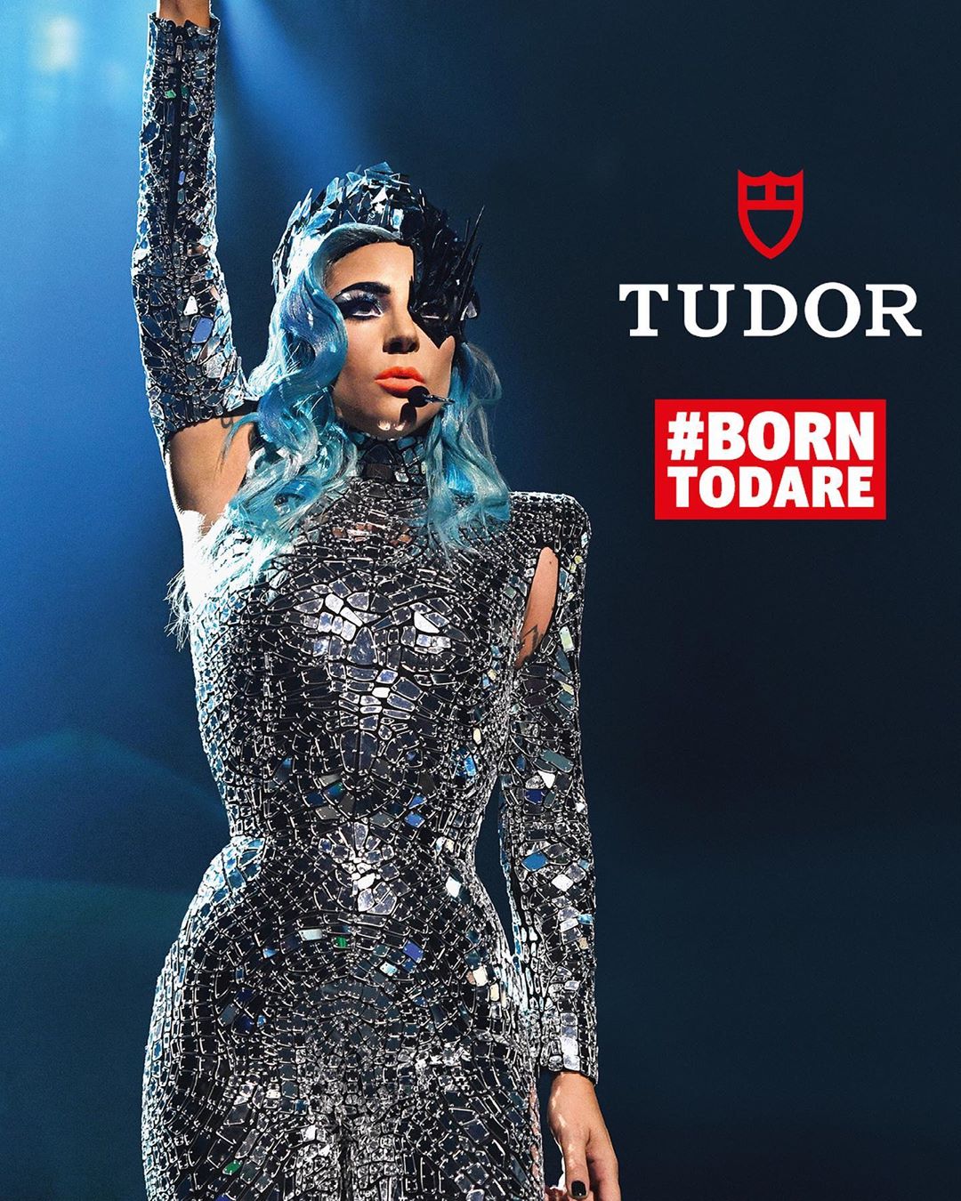 Lady Gaga - New @tudorwatch campaign 🕐 with @davidbeckham, @jaychou, @allblacks and @beaudenbarrett #borntodare #tudorwatch