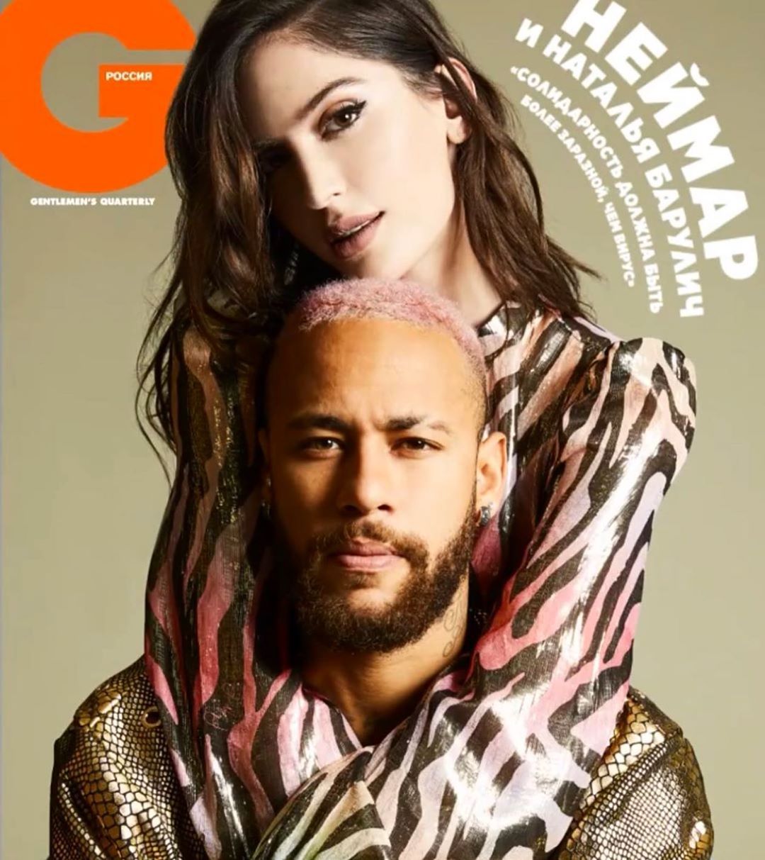 PHILIPP PLEIN OFFICIAL - @natalia in total look PHILIPP PLEIN with @neymarjr on the @gqrussia Cover - June 2020 💥 #Pleined
