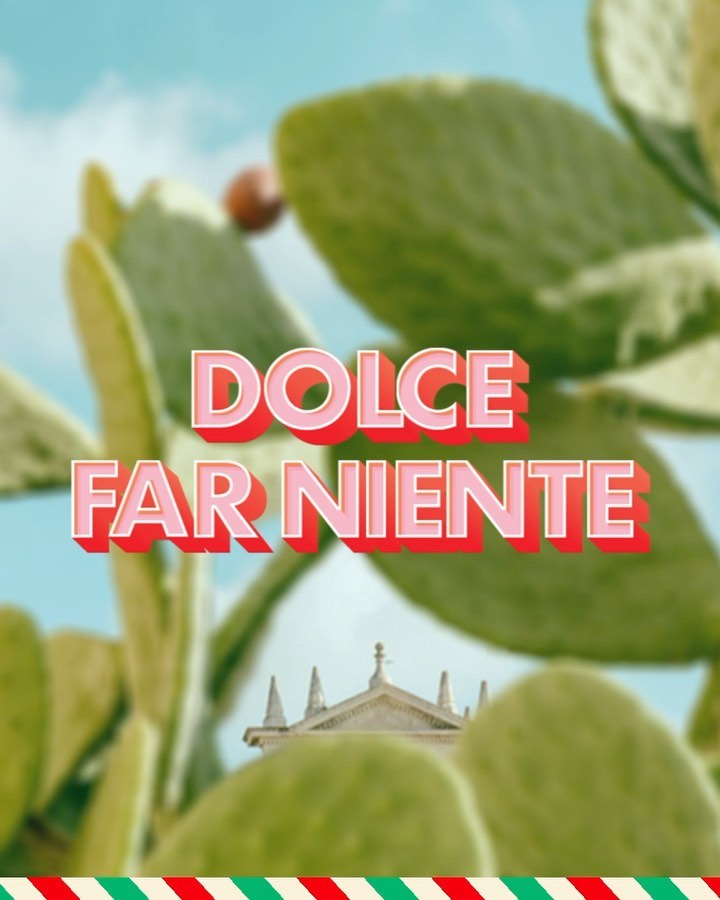 YOOX - The DOLCE FAR NIENTE: Italian’s favourite holiday activity.
Who said that spending hours and hours doing nothing on sunny summer days is not important?
Check the special #CiaoItalia edit!