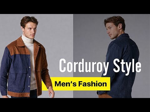 6 Mens Corduroy Jackets & Shirts丨Men’s Fashion