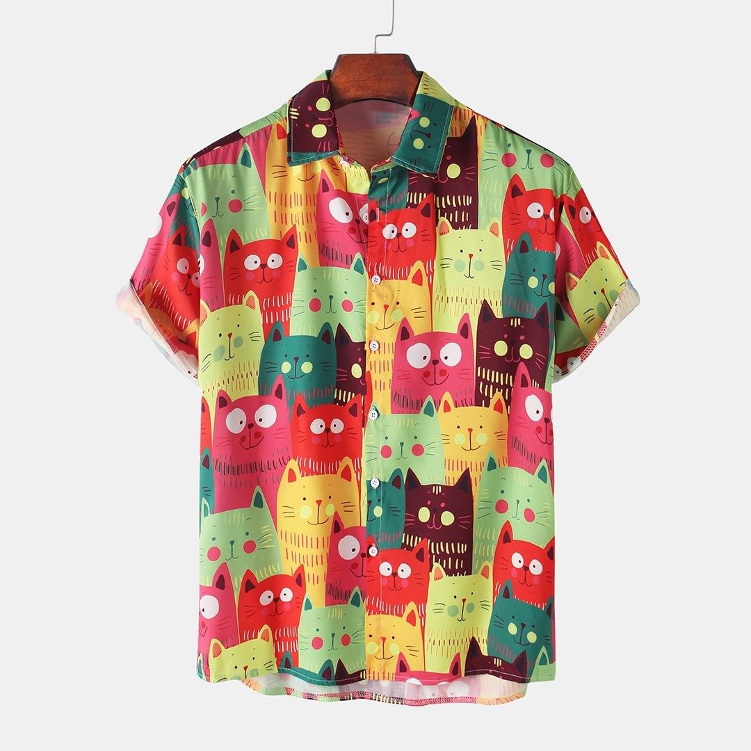 Newchic - Colorful Cats🐱 #Newchic
👉ID SKUF02078 Tap bio link to see the product
💰Coupon: IG20
 #NewchicFashion #NewchicAnniversarySale #NewchicAnniversarySale2020 #NewchicAnniversary #printedshirt