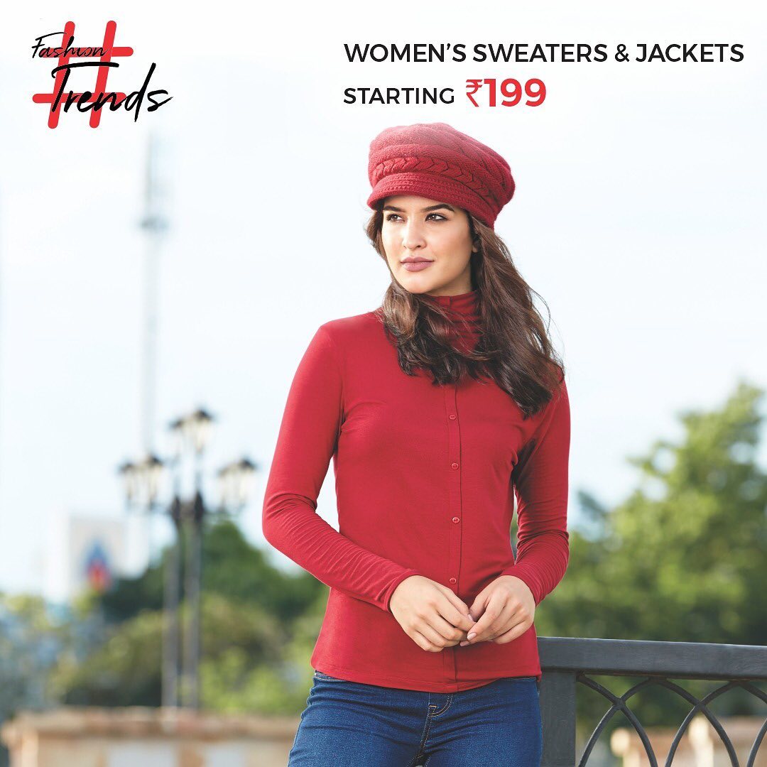 Brand Factory Online - Today’s deal - women’s sweaters and jackets starting Rs. 199 🔥

Shop this offer today and stock up in advance for the Winter 💯💯
.
.
.
Log on to brandfactoryonline.com or visit t...