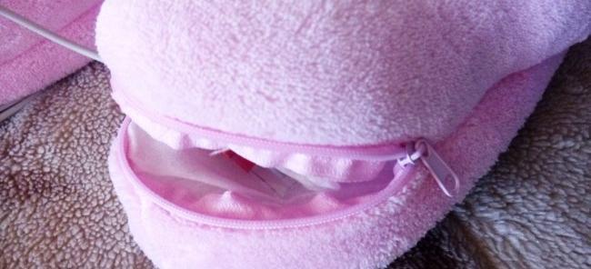 Тапки с подогревом Aliexpress Winter Practical Plush USB Foot Warmer Shoes Soft Electric Heating Slipper Cute Rabbits Pink фото