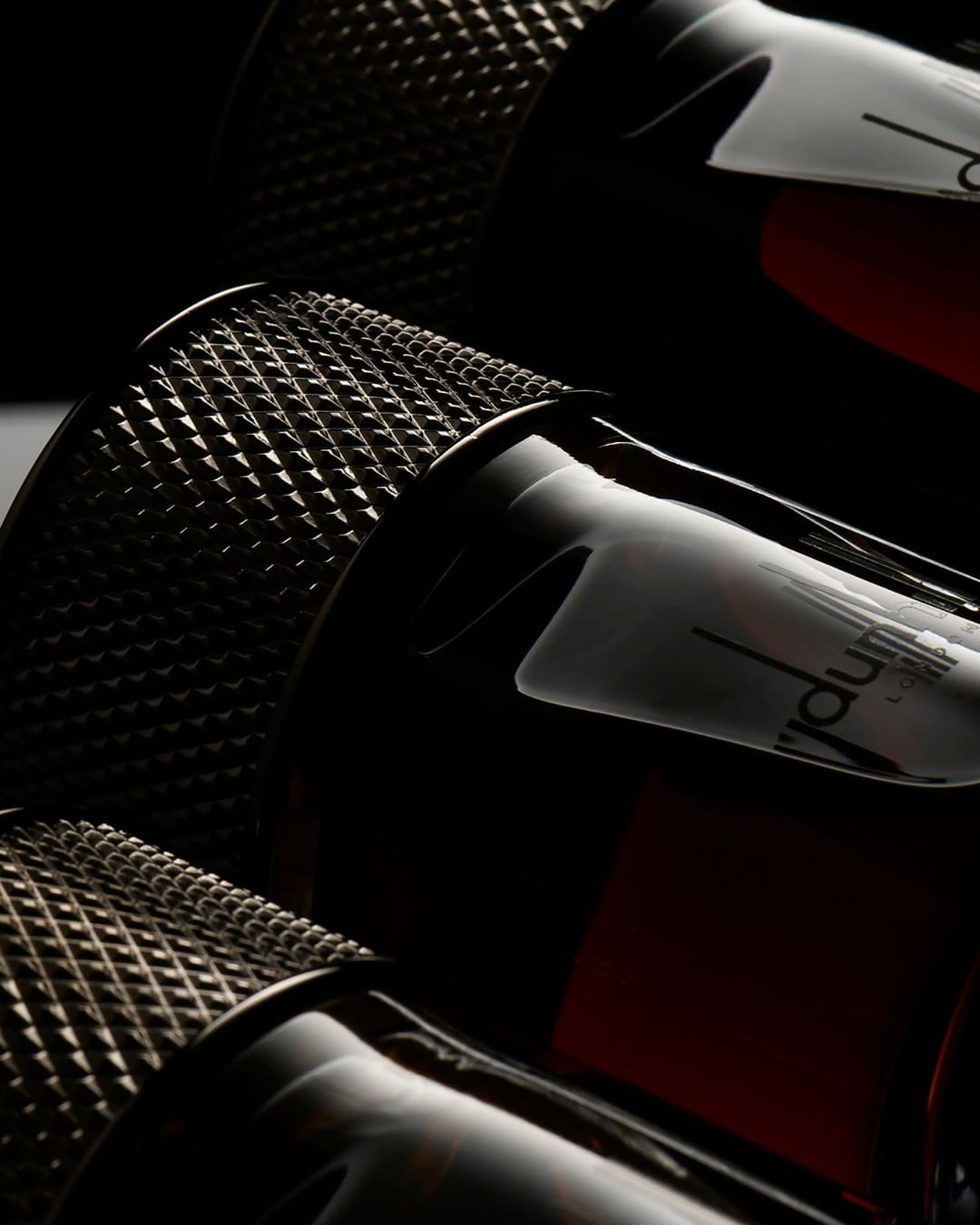 dunhill - FRAGRANCE COLLECTION 
#dunhillSS20
An engineered glass and signature engine turn metal bottle design. New and iconic dunhill fragrances available now for spring summer season, including Sign...