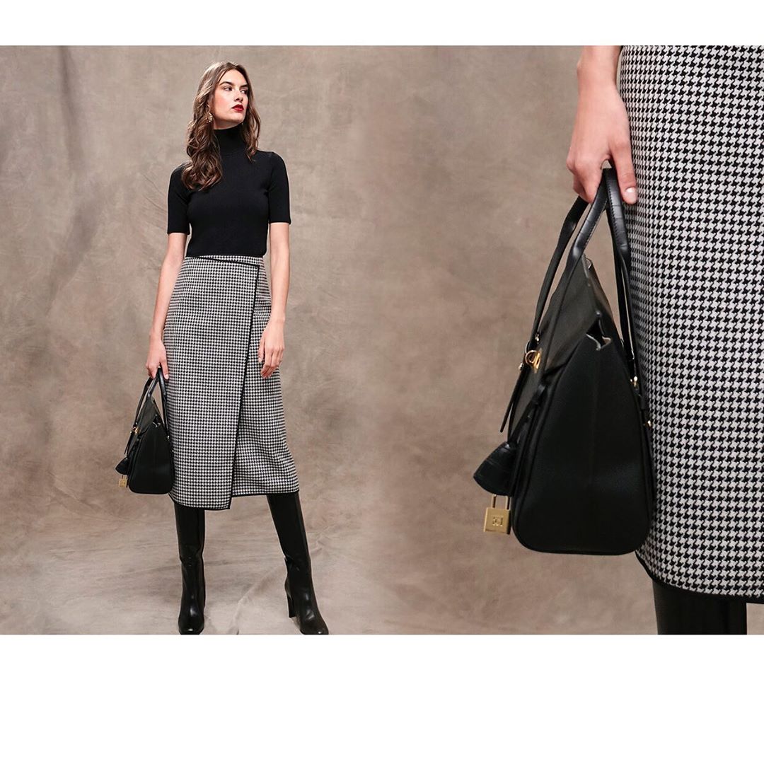 ESCADA - From work to the weekend and evening events, this cross-functional wrap skirt easily earns its space in your Fall wardrobe. #Pre-Fall2020 #escadaofficial