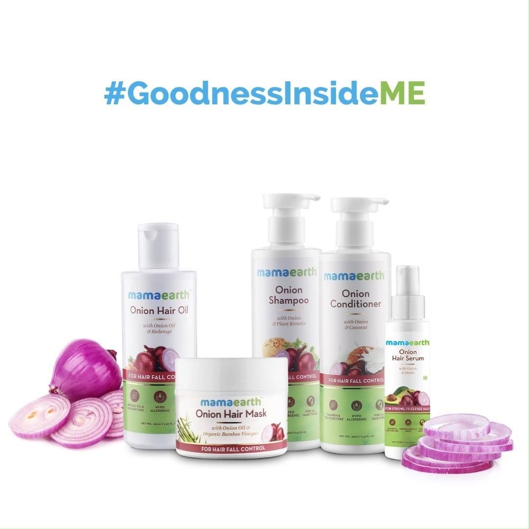 Mamaearth - The rich goodness of Onions makes them an excellent choice for our hair care range, and makes up the #GoodnessInsideME

Have you tried the Mamaearth Onion range yet?

To shop our products,...