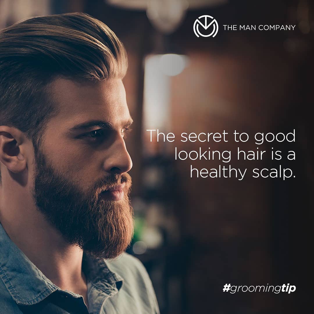 The Man Company - Does your scalp itch, is flaky, too oily? Your scalp health decides if you have luscious locks or a fuzzy crown that threatens hair fall. 
Assess its health and supply it with necess...