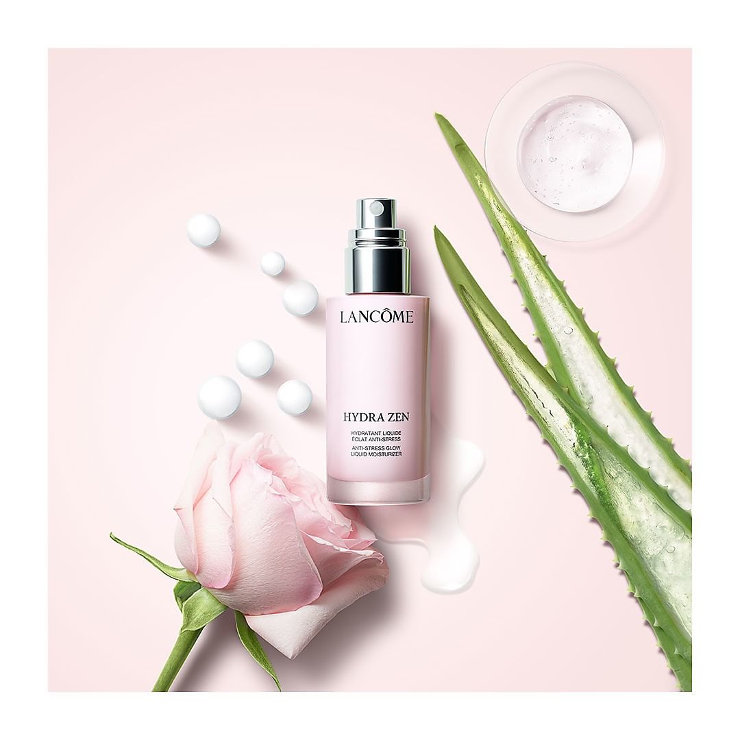 Lancôme Official - Your favorite moisturizer got lighter, feeling like a fresh summer breeze. Hydra Zen Anti-Stress Glow Liquid moisturizer bursts with hydration and absorbs quickly, revealing a radia...