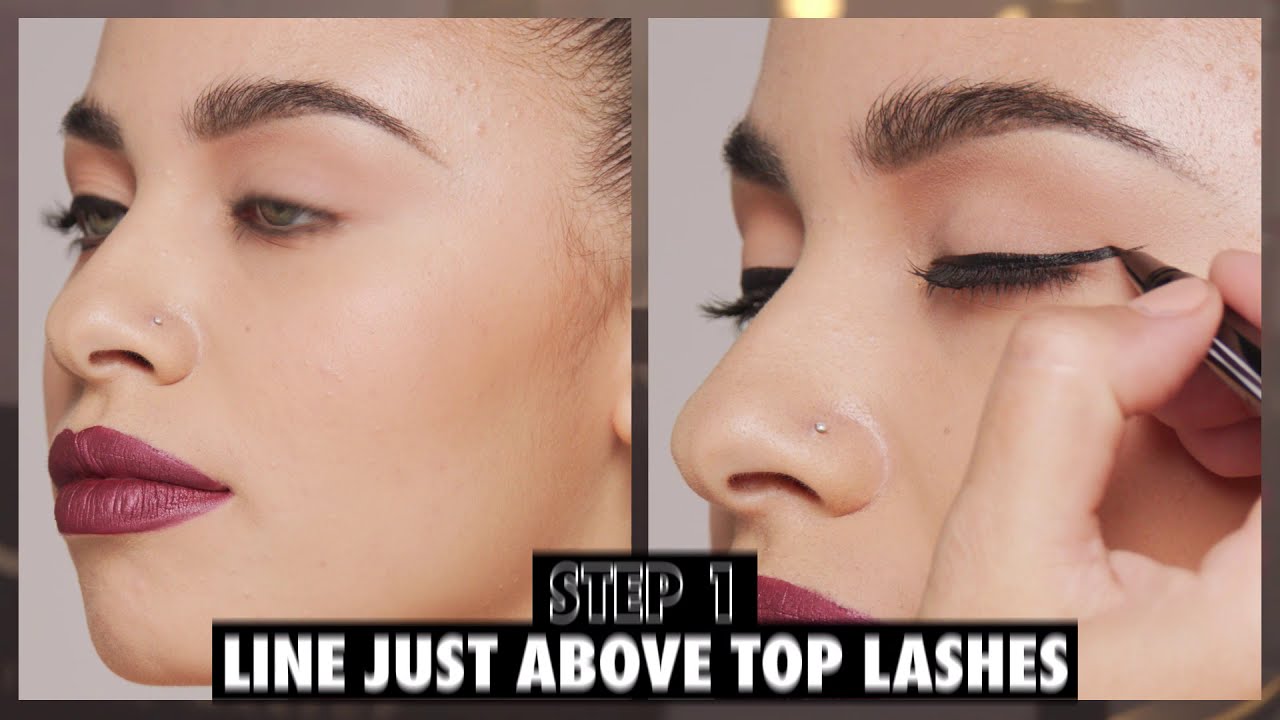 How To Apply: Graphic, Fish Tail Liner in 3 Steps with Epic Ink Liner | NYX Professional Makeup