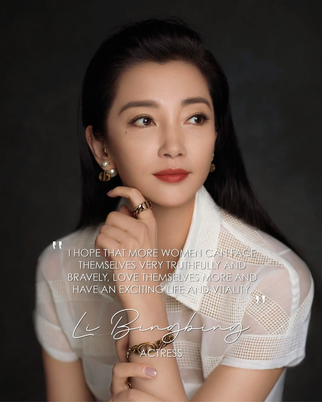 Dior Official - #DIORSTANDSWITHWOMEN #DIORCHINUP
« I hope that more women can face themselves very truthfully and bravely, love themselves more and have an exciting life and vitality. » - Li Bingbing,...