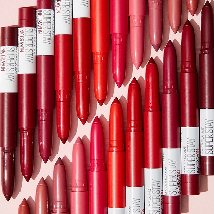 Maybelline New York - Skip the liner & glide on our #superstayinkcrayon for matte pigment that lasts 8 hours! This lippie is super easy to use & has a built in sharpener so you can get a precise appli...